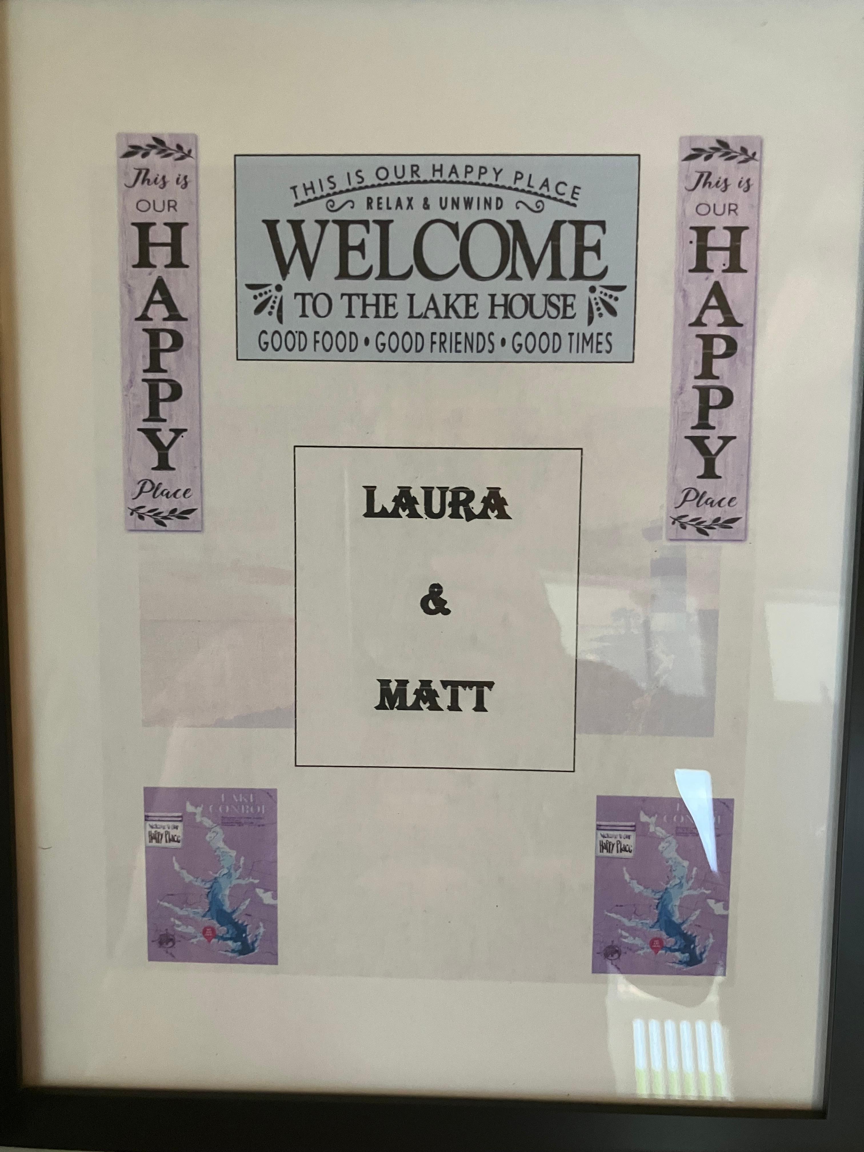 I’ve never stayed anywhere with a personalized, framed welcome. 