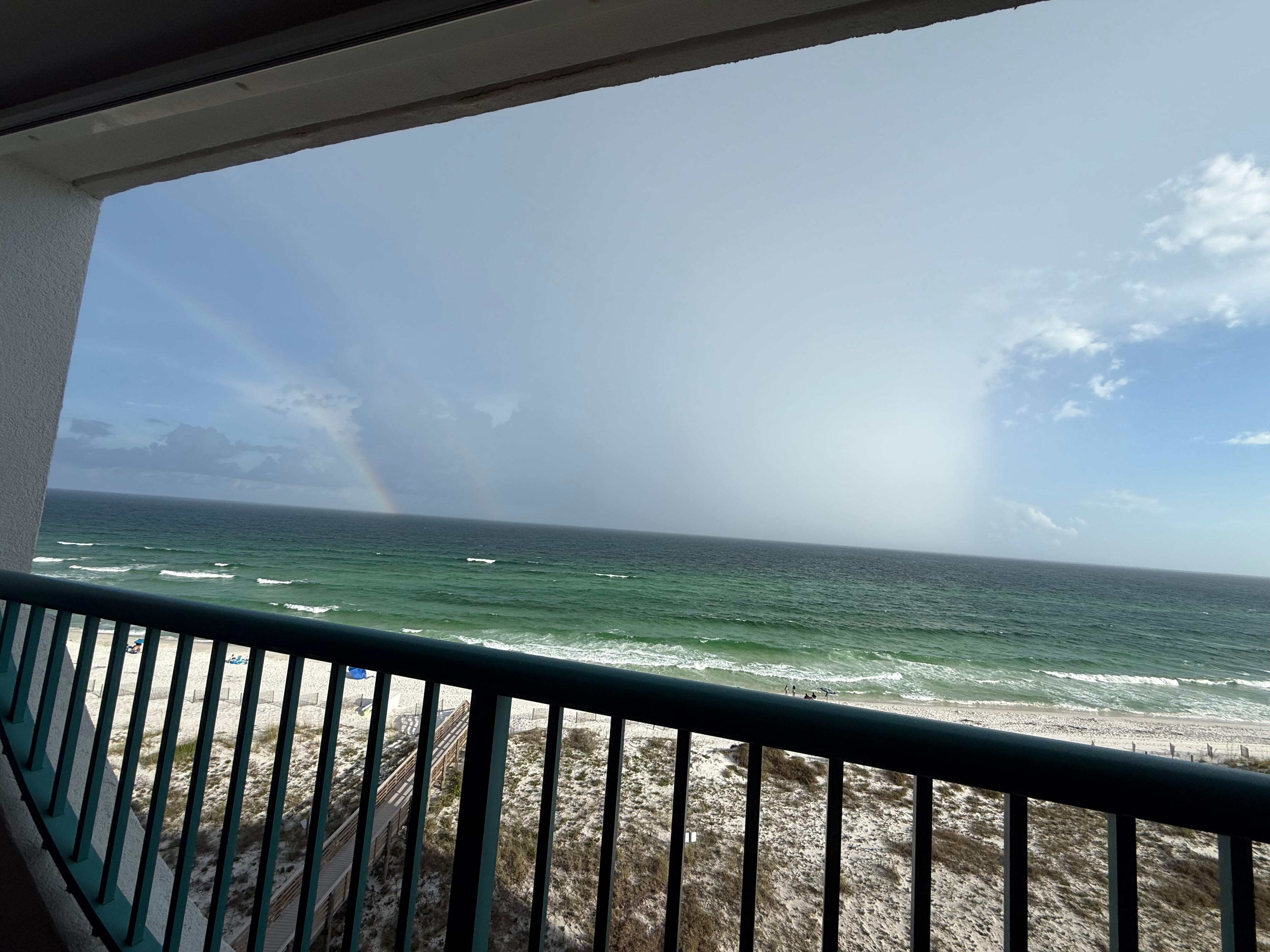 View from the room balcony.