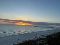 Sunset as viewed from the balcony