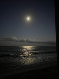 Moonlight from the balcony