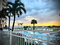 Poolside at sunset is Gorgeous!