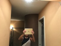 Mirror looked like it had splatters on it. Plus the room stunk like musty dirty water.