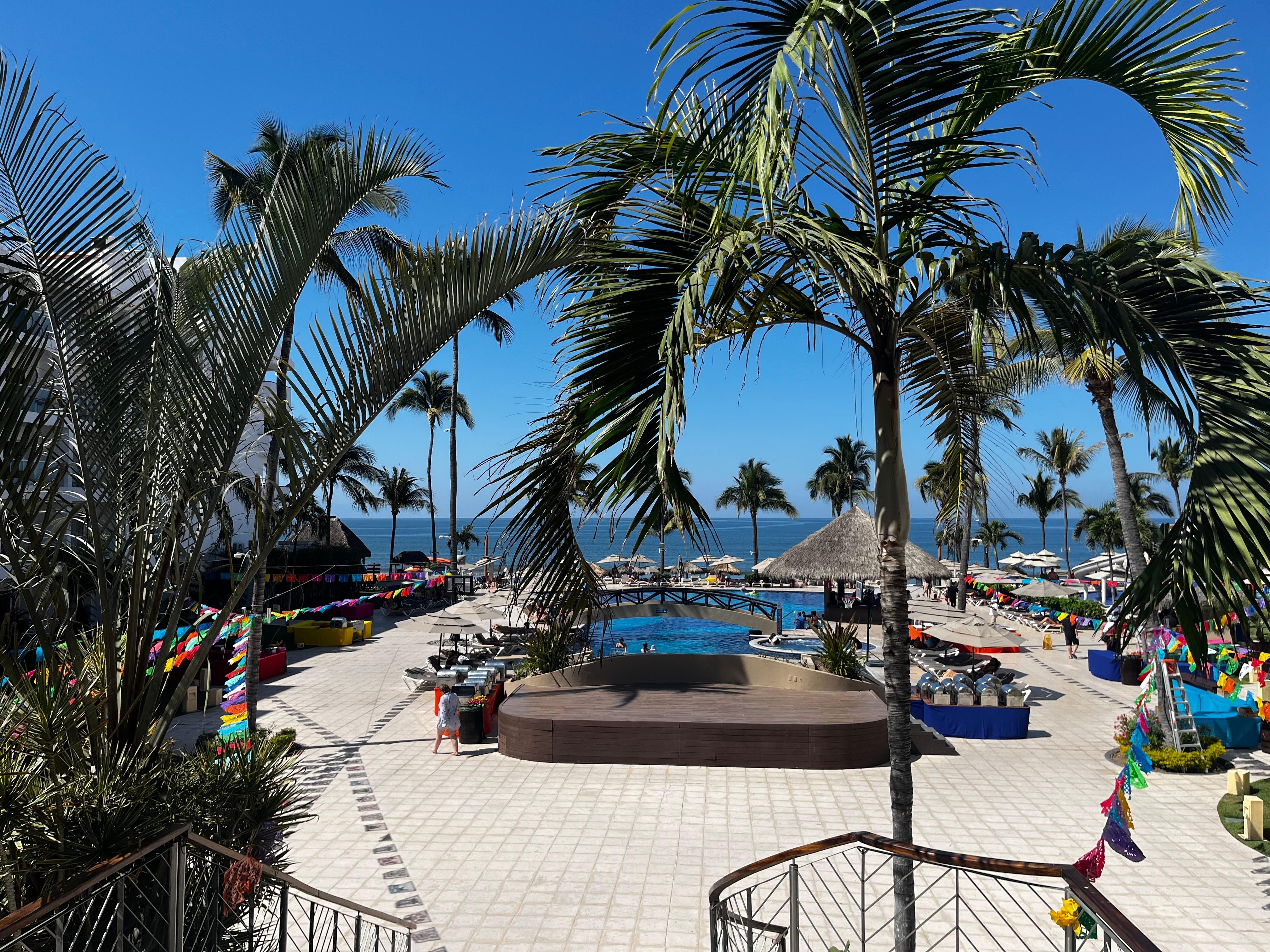 View of family section, resort not too big or too small   