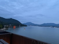 View from rooftop club lounge.