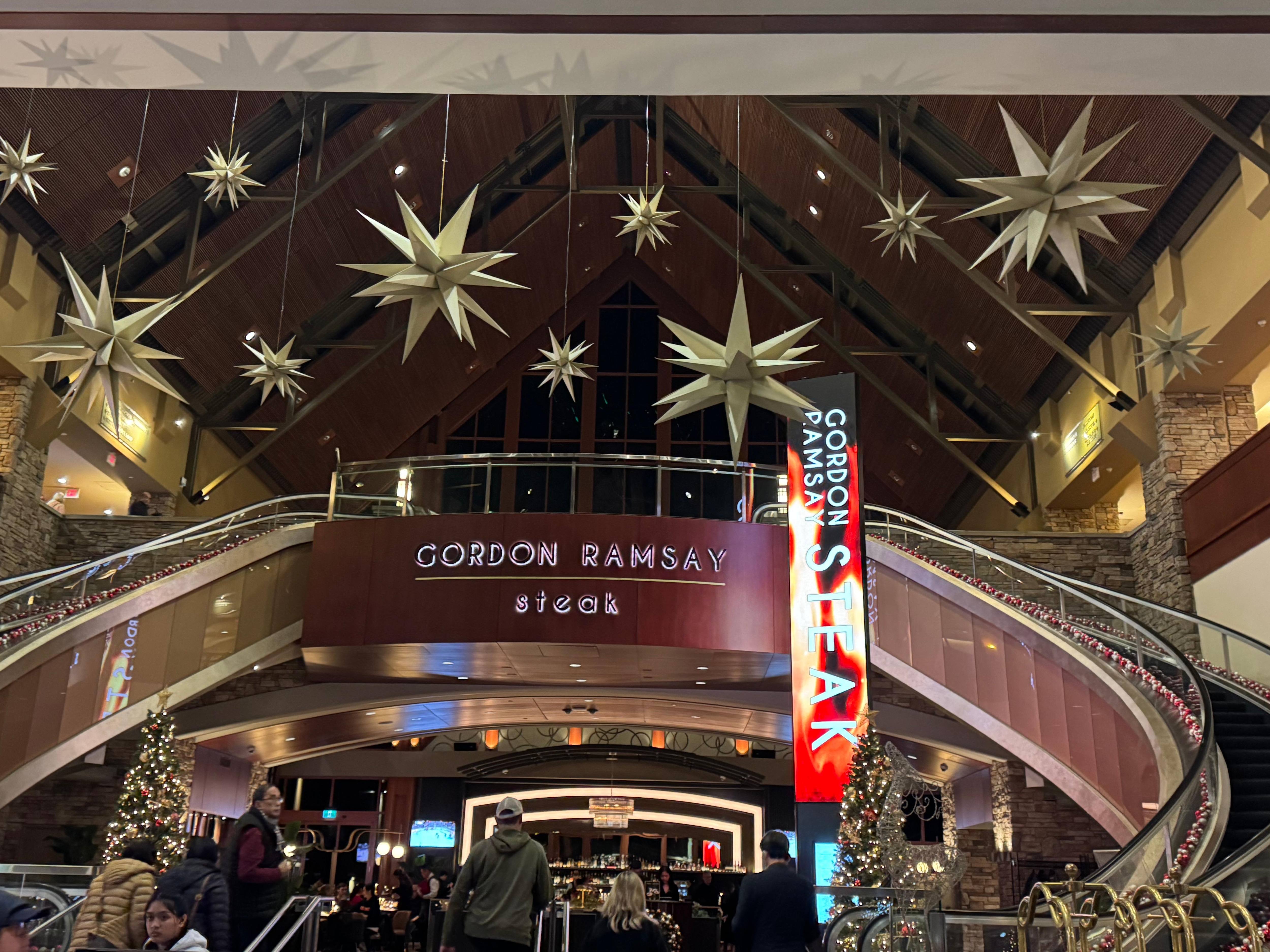 Cozy Gordon Ramsay restaurant