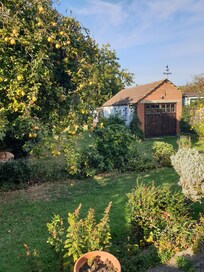 Garten mit Scheune