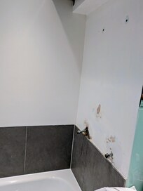 Bathroom wall.