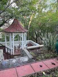Back patio gazebo