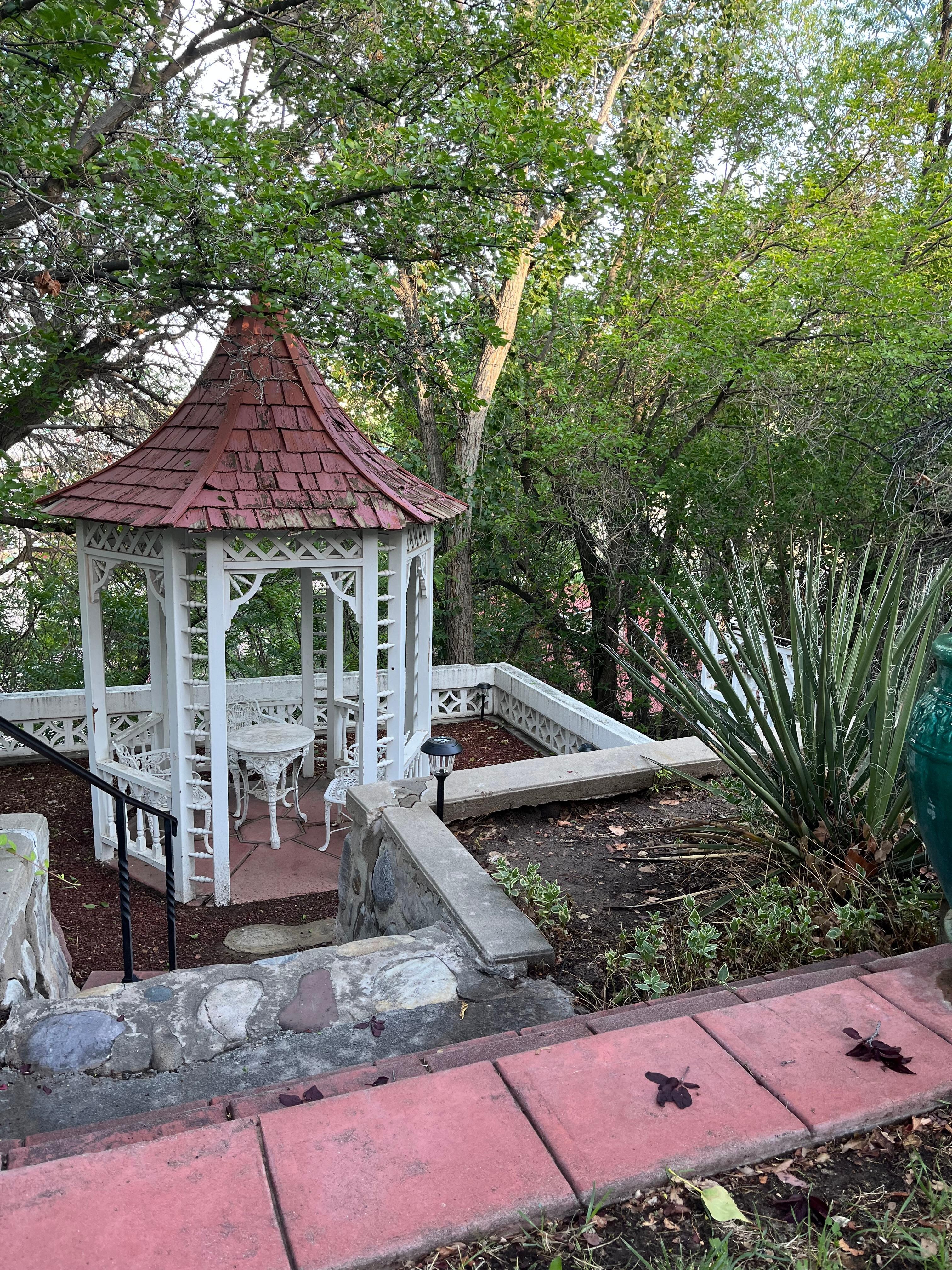 Back patio gazebo