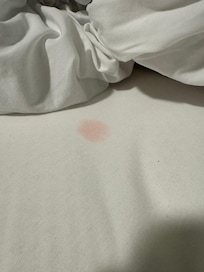 Stain on the mattress pad