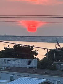 Sunset from 3rd floor deck