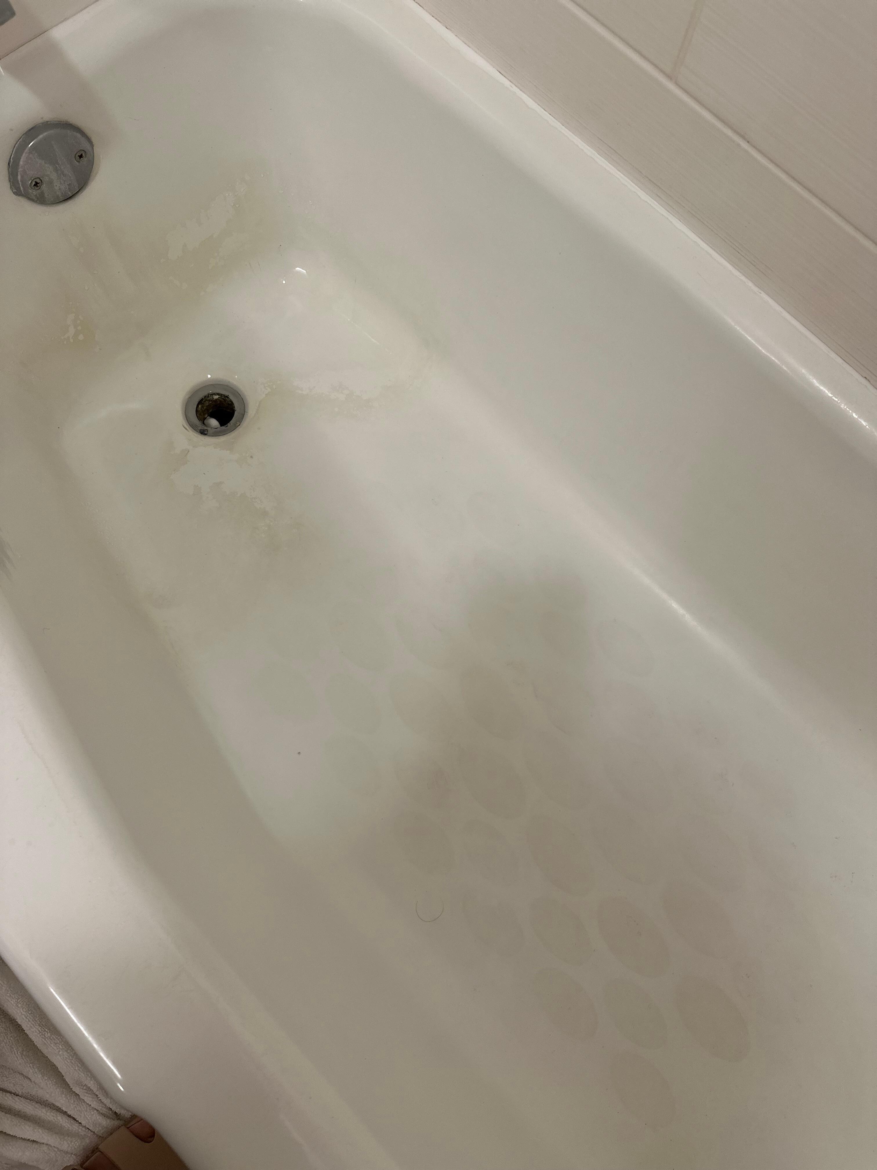 Dirty tub.