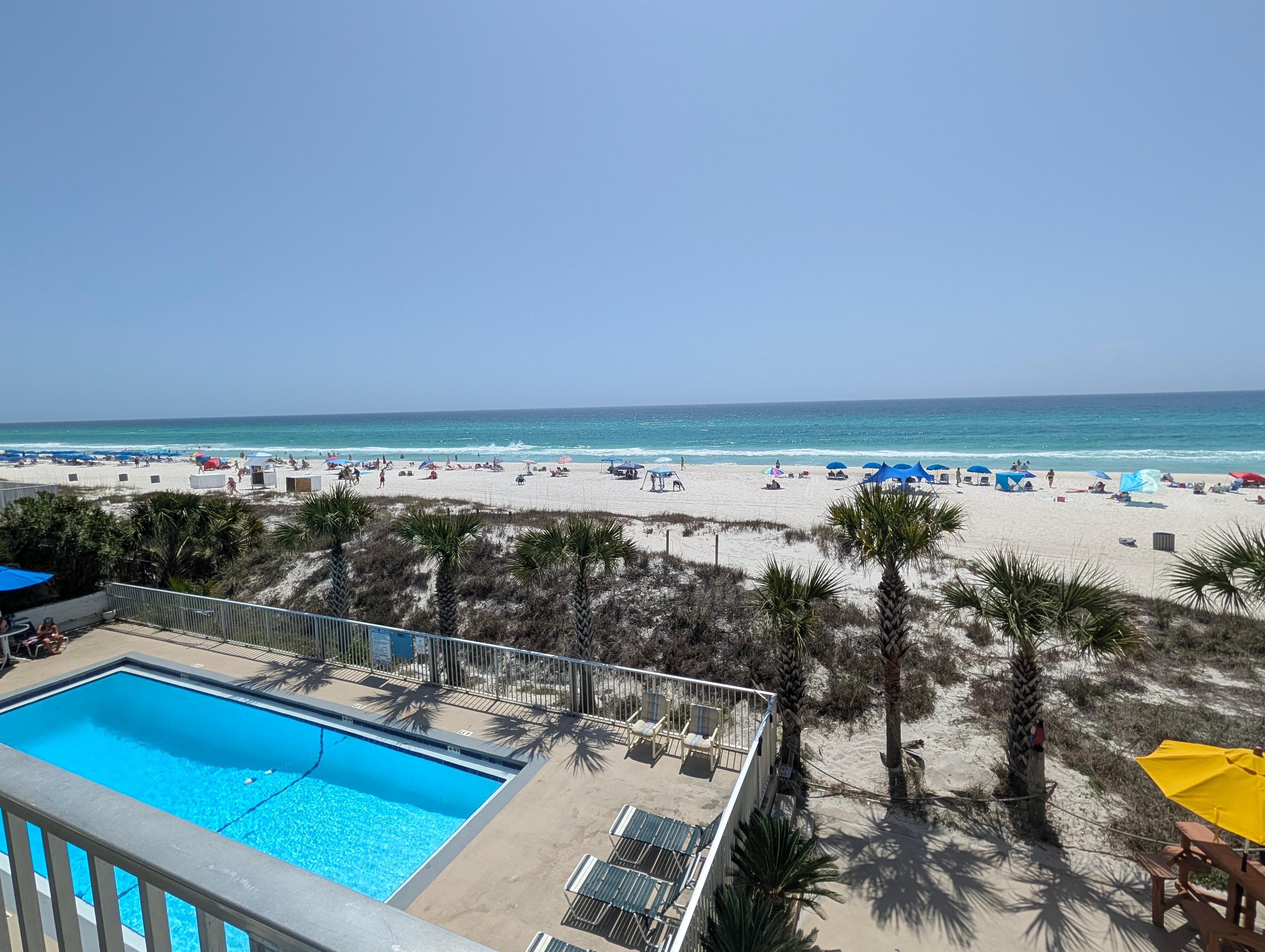 View from our balcony