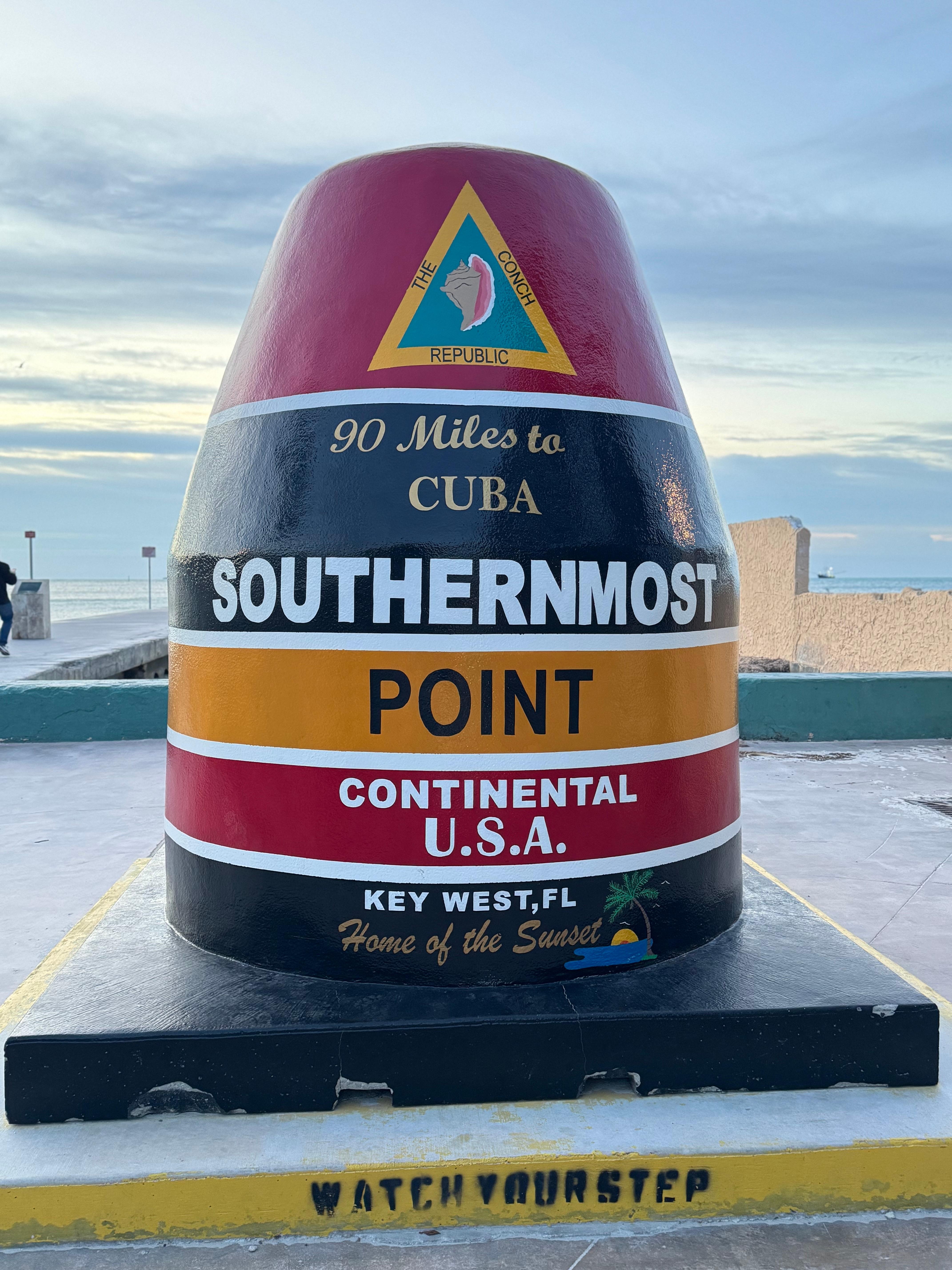 The BIG buoy is being worked on so the smaller one here