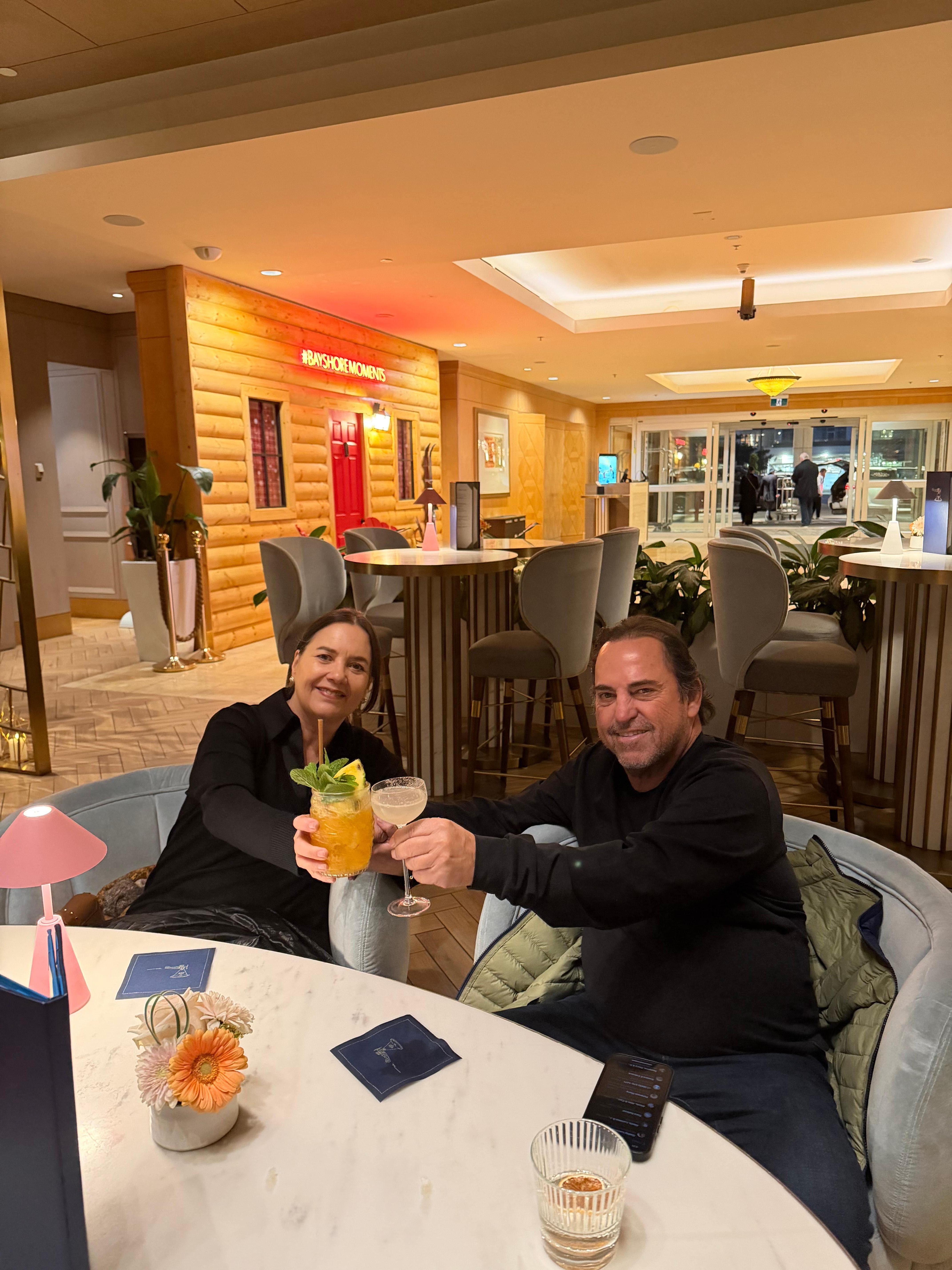 Bar before going out to fine fine