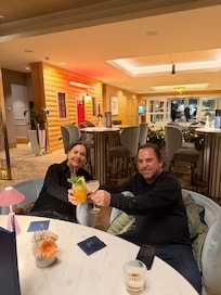 Bar before going out to fine fine