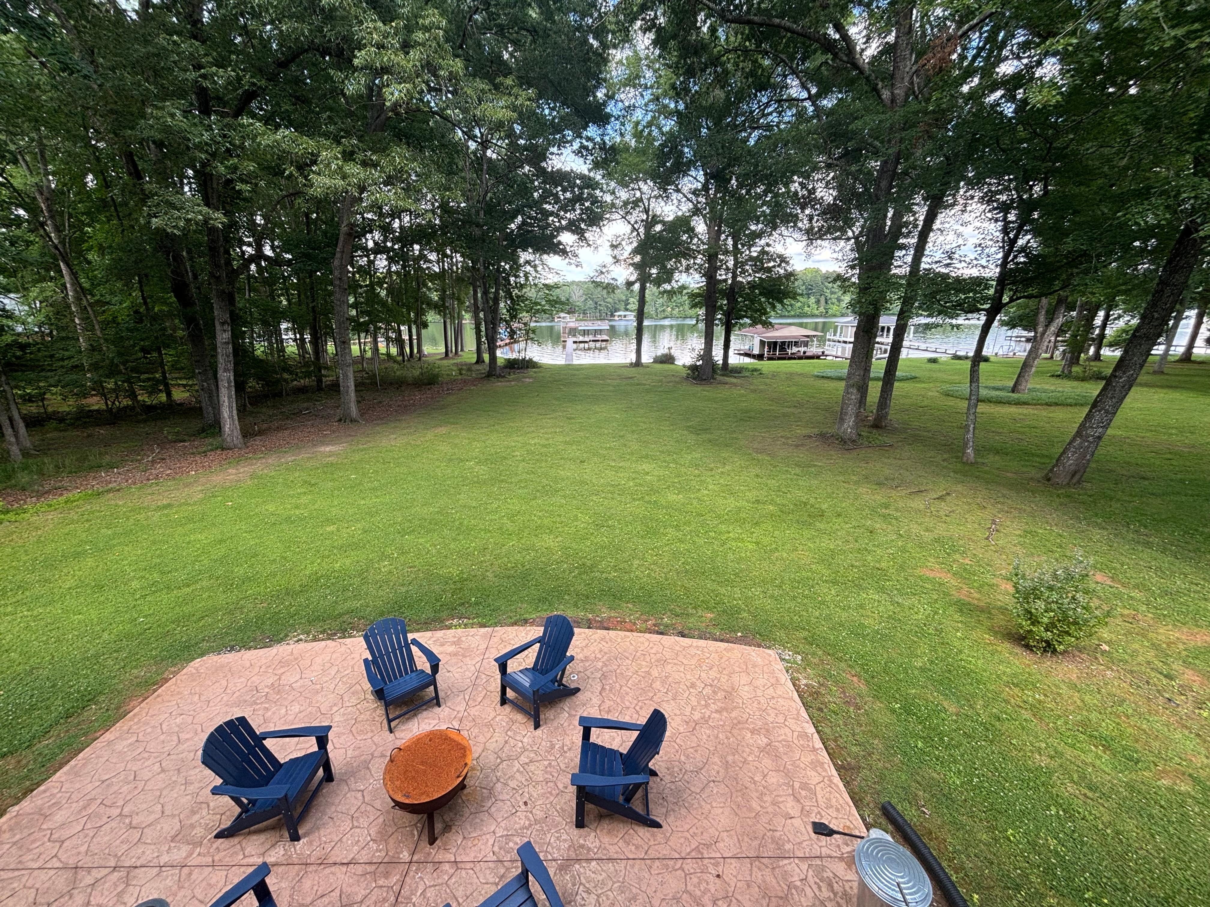 View from the upper patio 