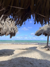 Down at the beach area