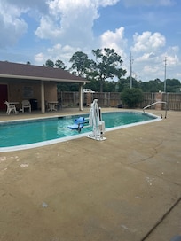 After surgery the pool was a great place to exercise