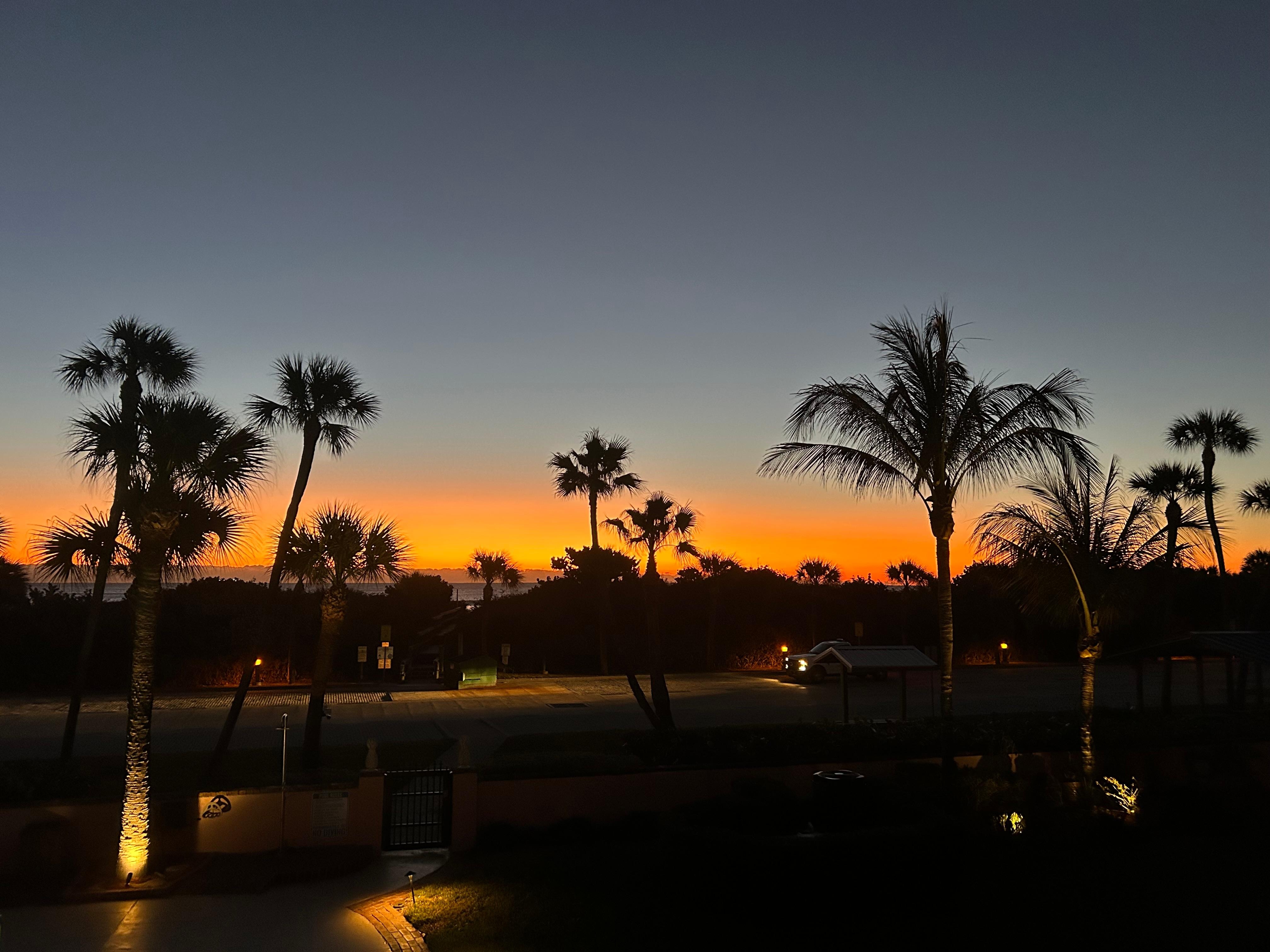 Incredible sunrise views