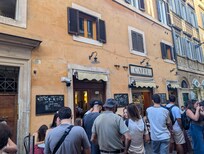 This is a popular cafe/ pastry shop outside the hotel. Everyday it is lined up.