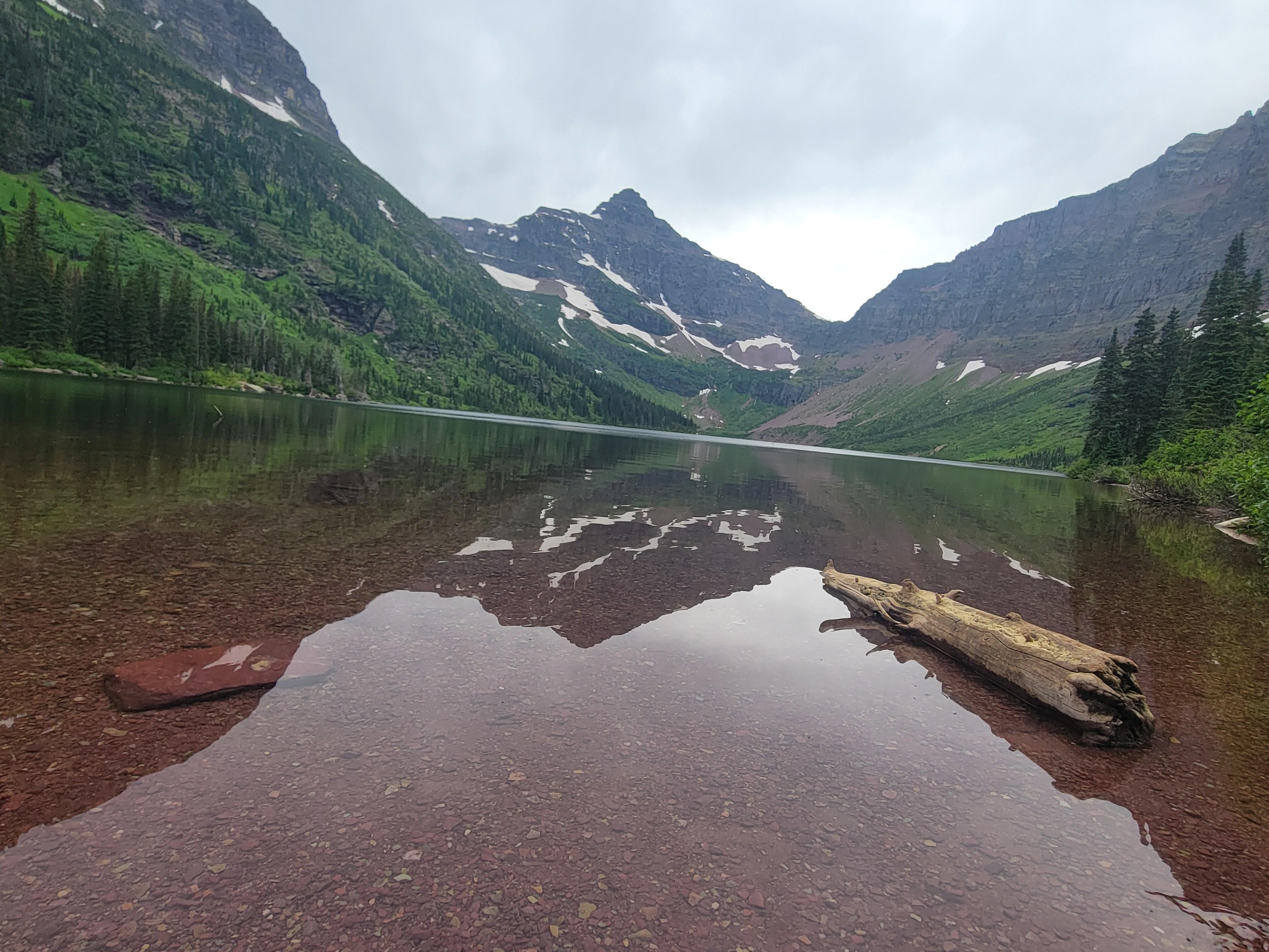 2 mile hike to Upper Two Medicine lake!
