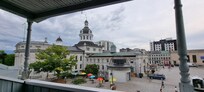 View of city hall from one of the balconies