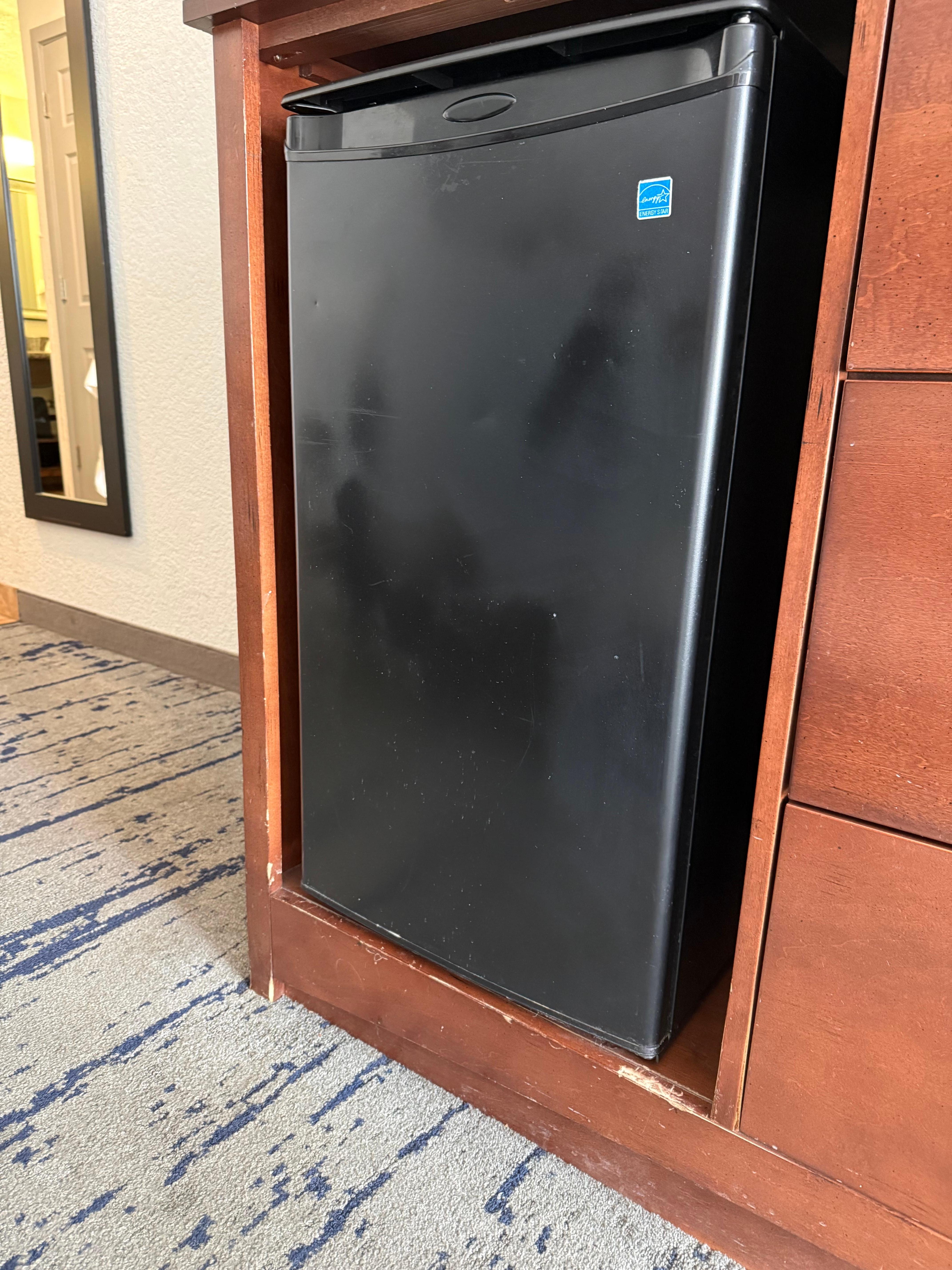 Look at the scuffs on the furniture 