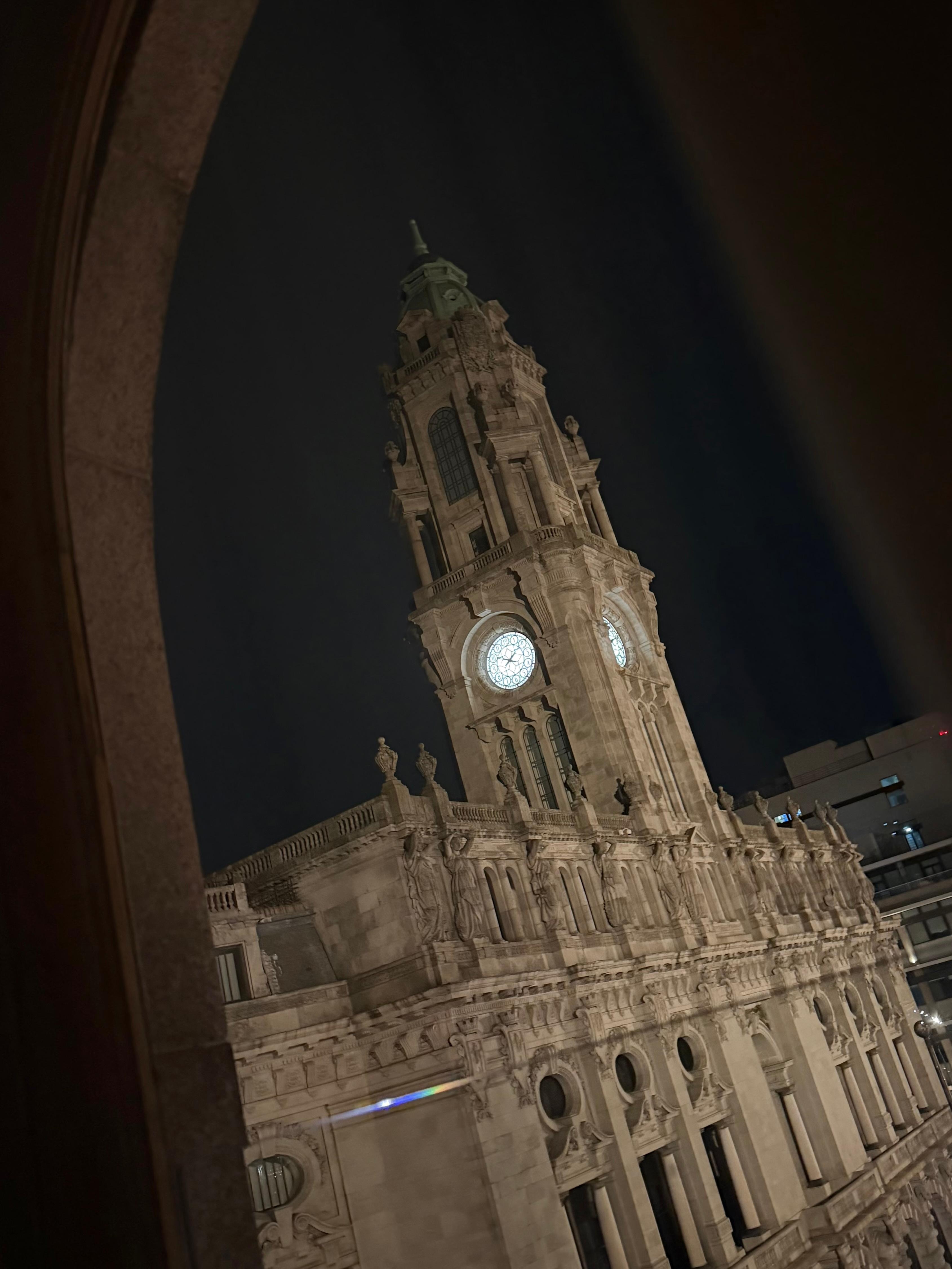 Night view from my bed. 