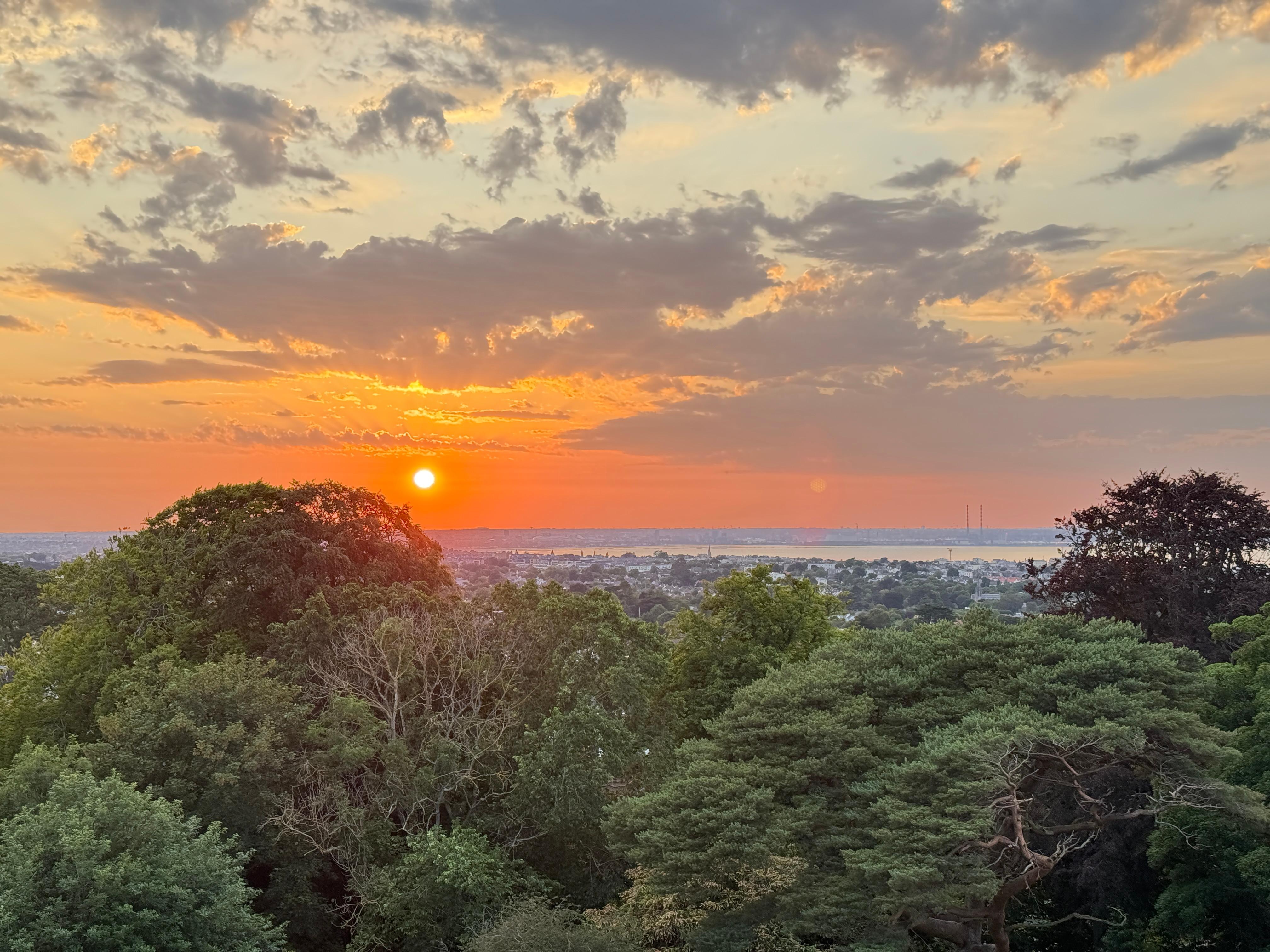 View from our balcony