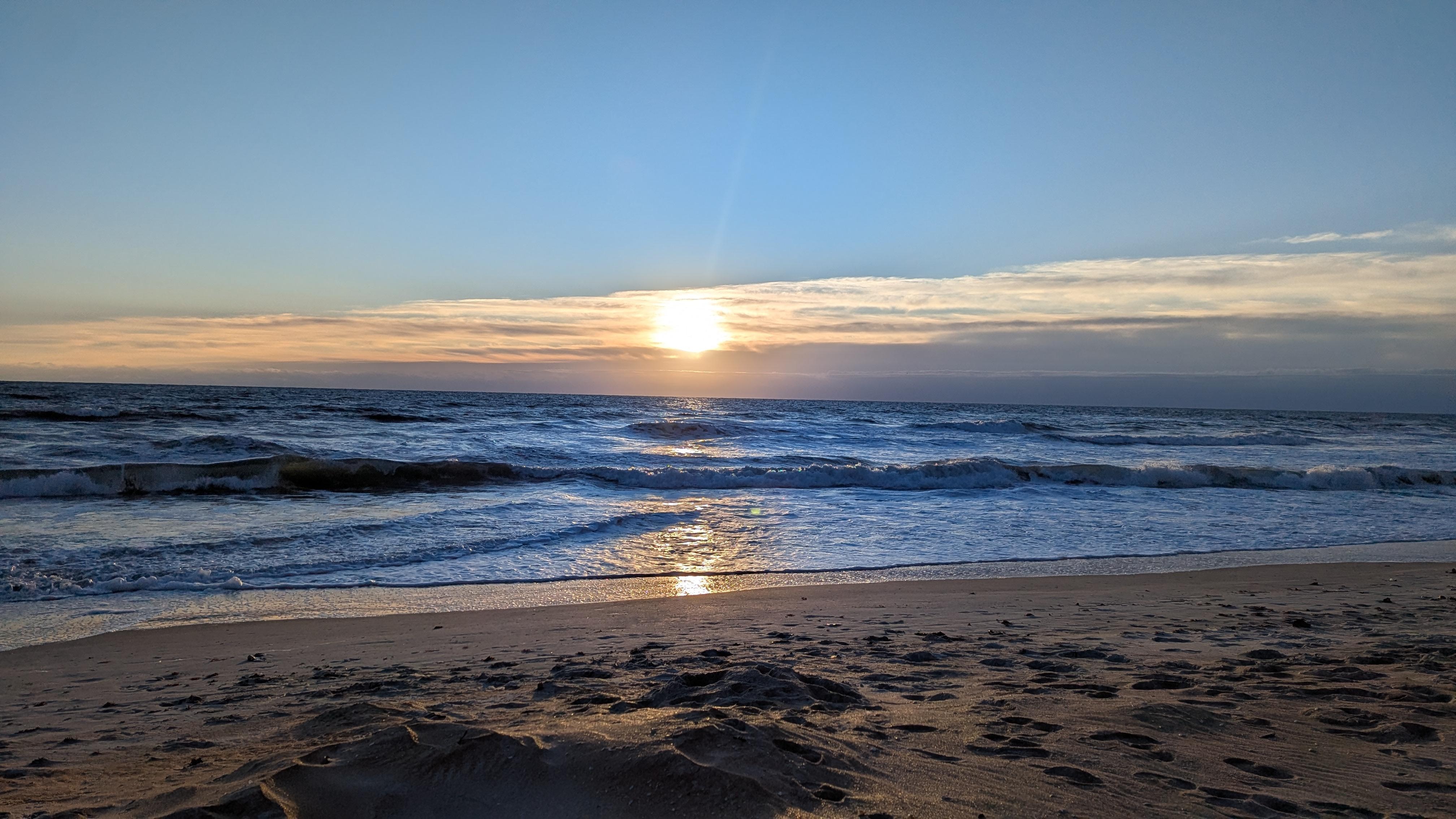 Caught sunrise on the beach both days and a 3-minute drive over to the river side for sunsets.