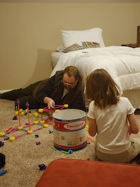 Spacious bedrooms. Lots of privacy for when you want space from one another but also room to play games with family members. Adult games and kids activities a re available.