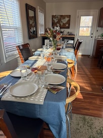 Brought In a table and had 13 people for Thanksgiving