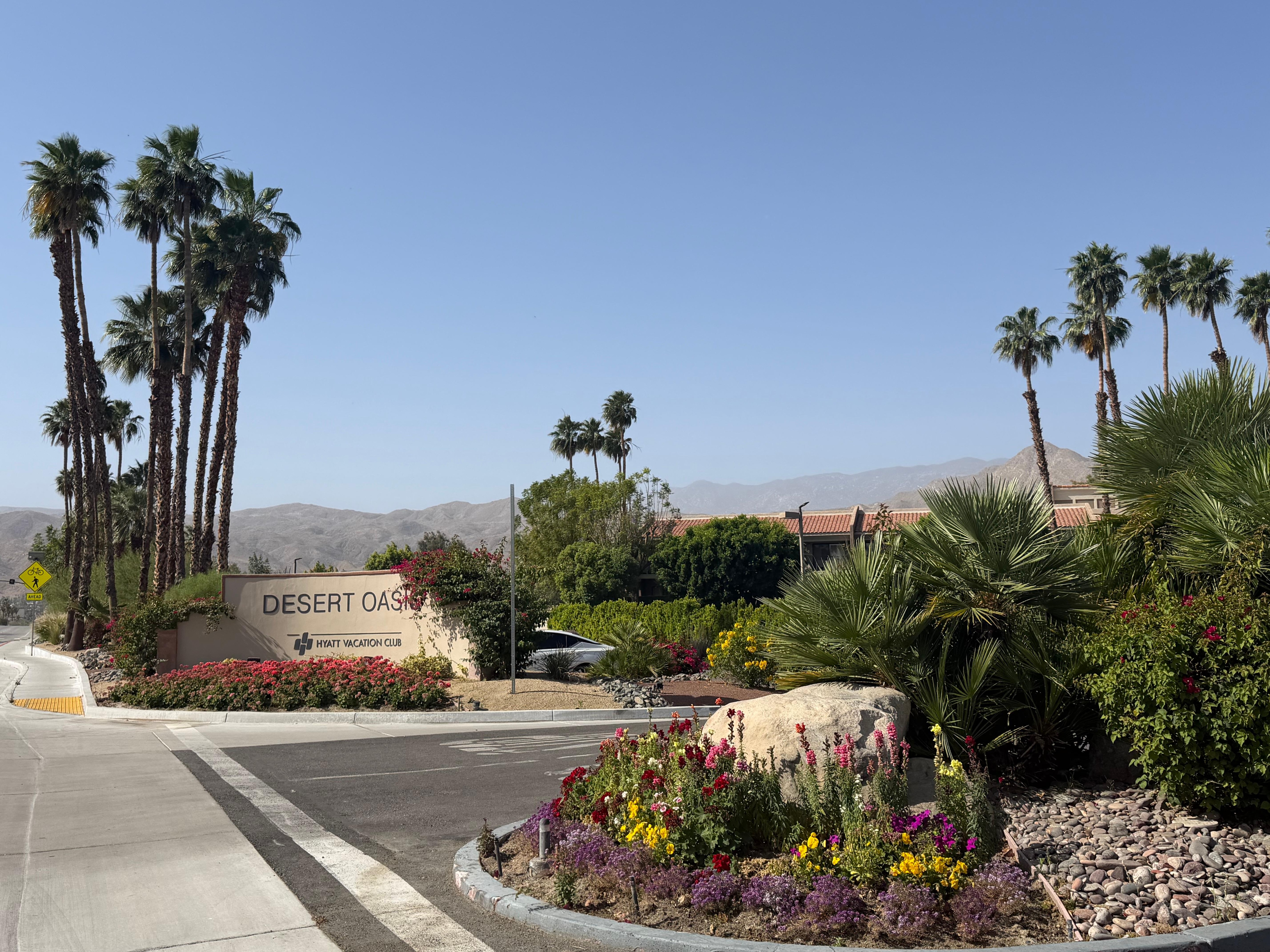 Entrance to the resort