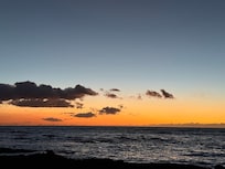 Sunset from the beach - steps from the house