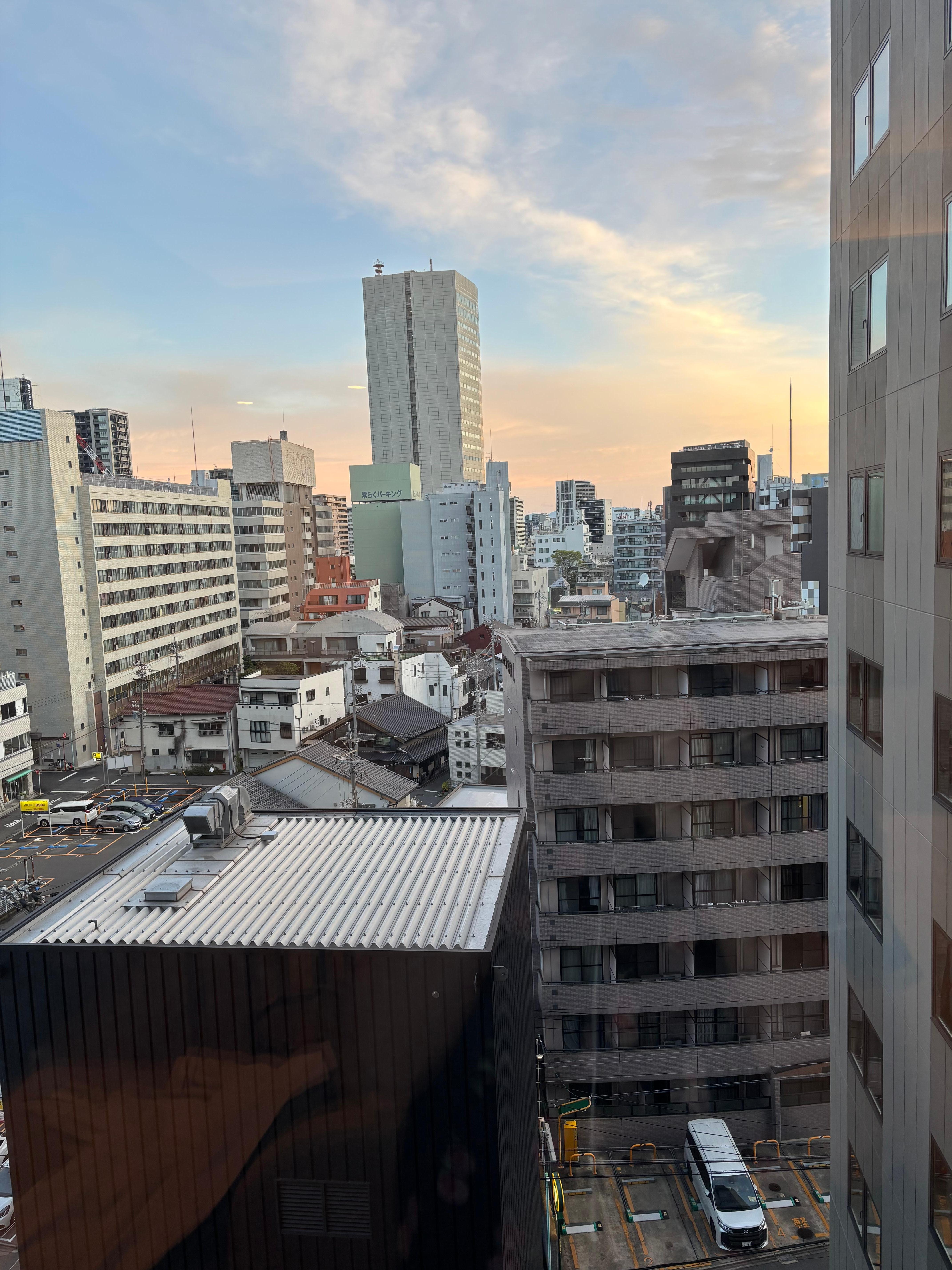 View from our 7th floor room.