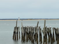A shot from the beach in town