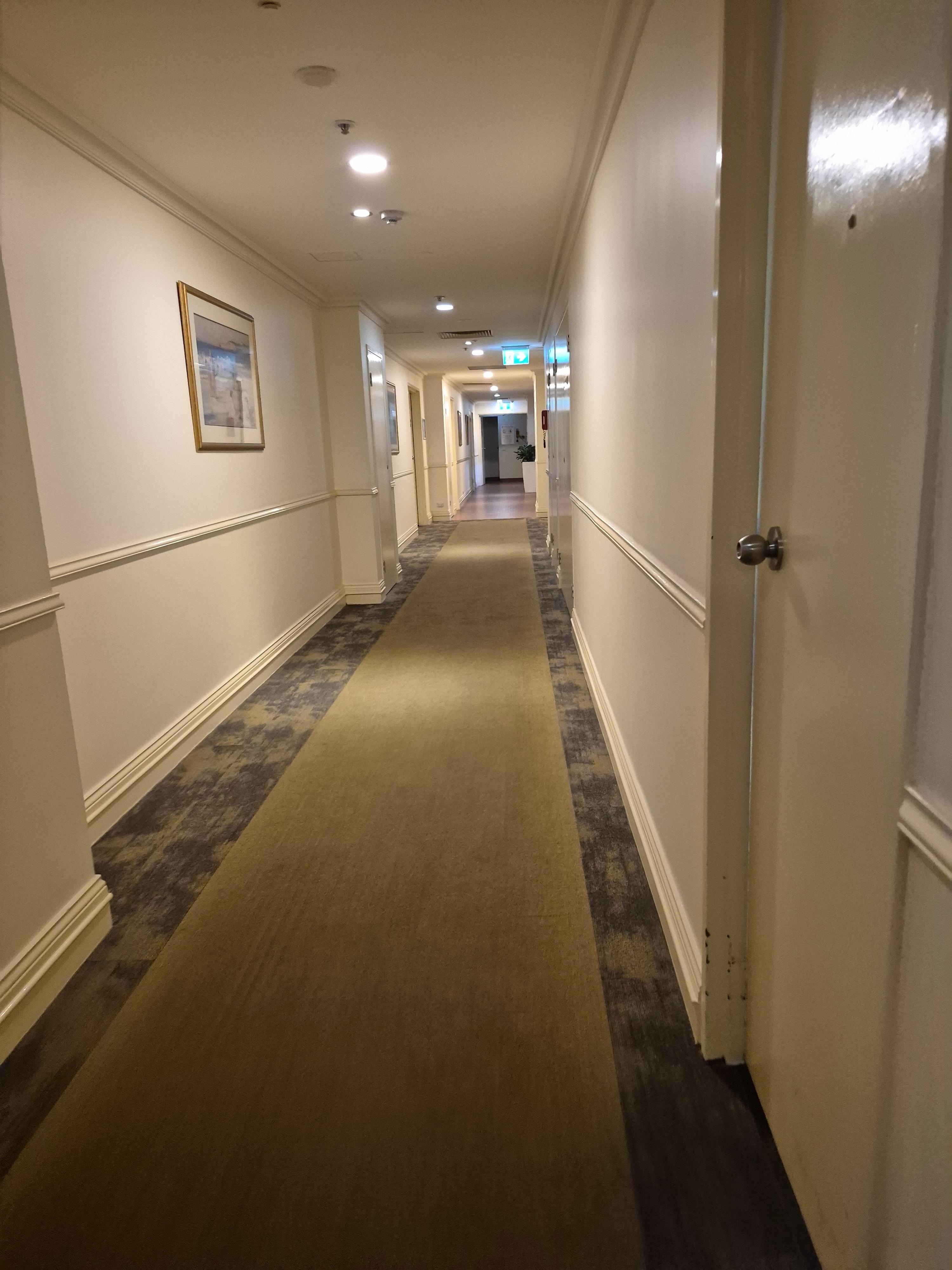 Going towards the gymn &  pool