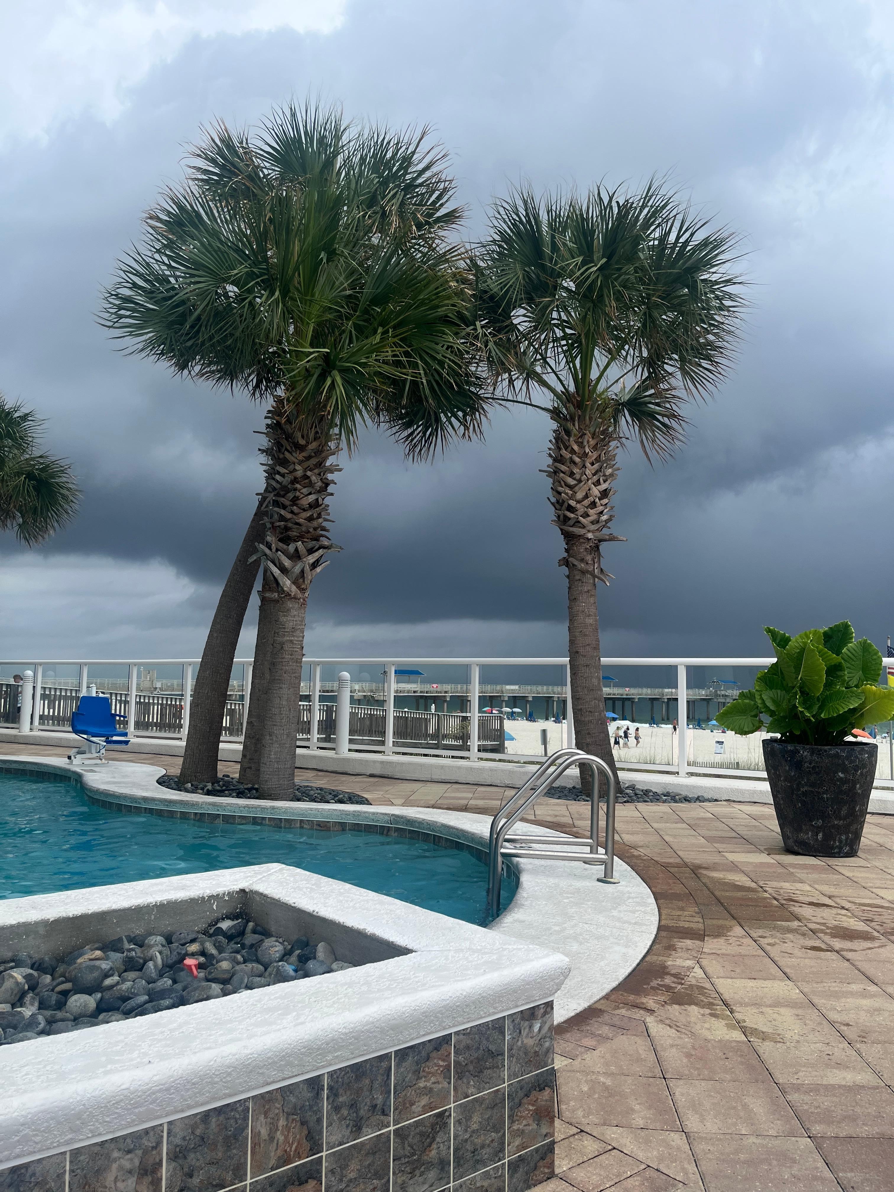 A little storm went by !