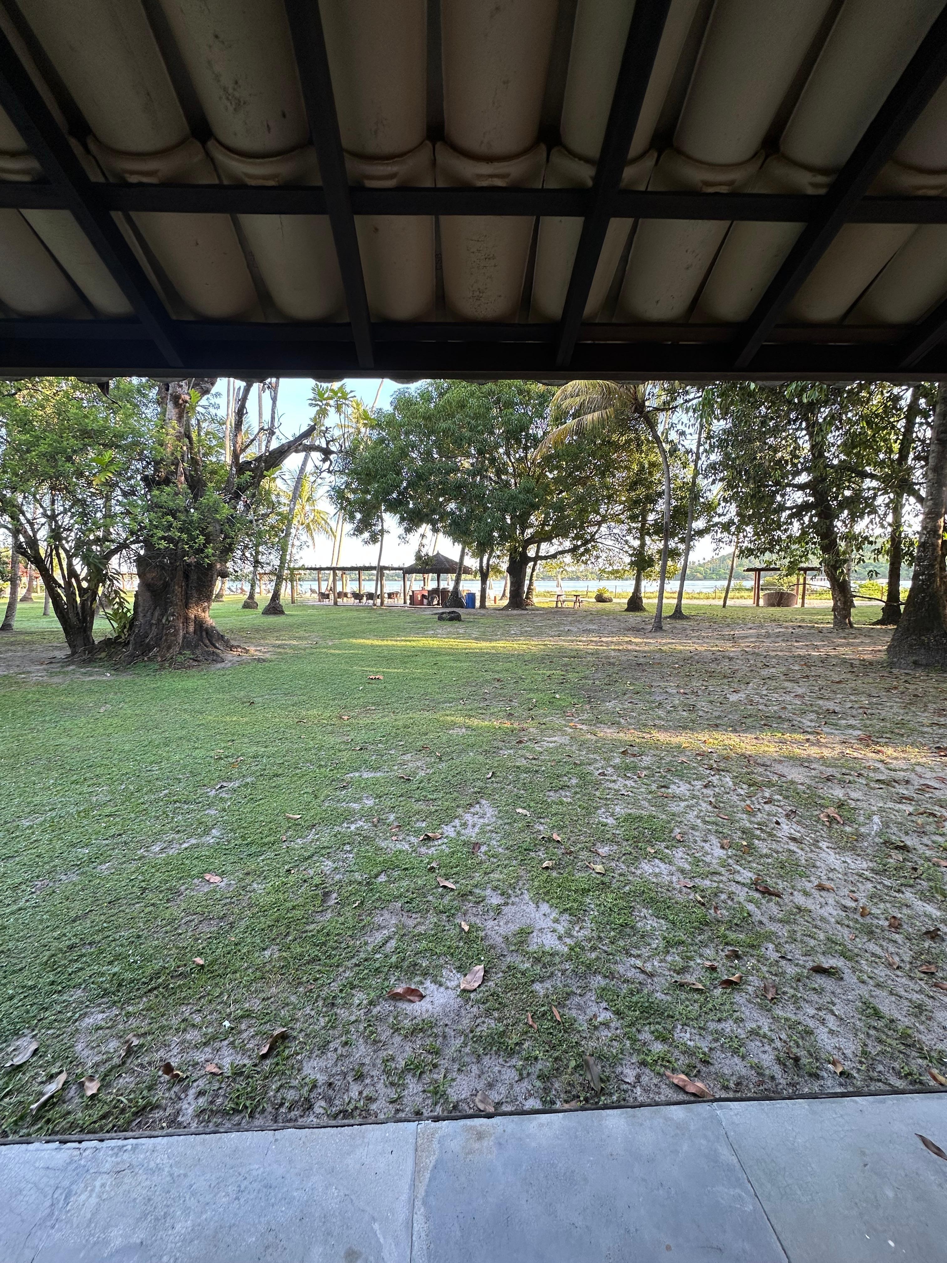 Vista do chalet número 7