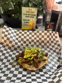 Yummy Vampero taco across the street