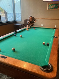 Pool in lounge area