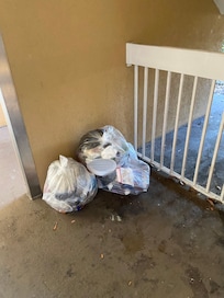 Garbage to pass daily