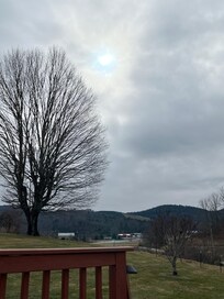 Beautiful front porch views.