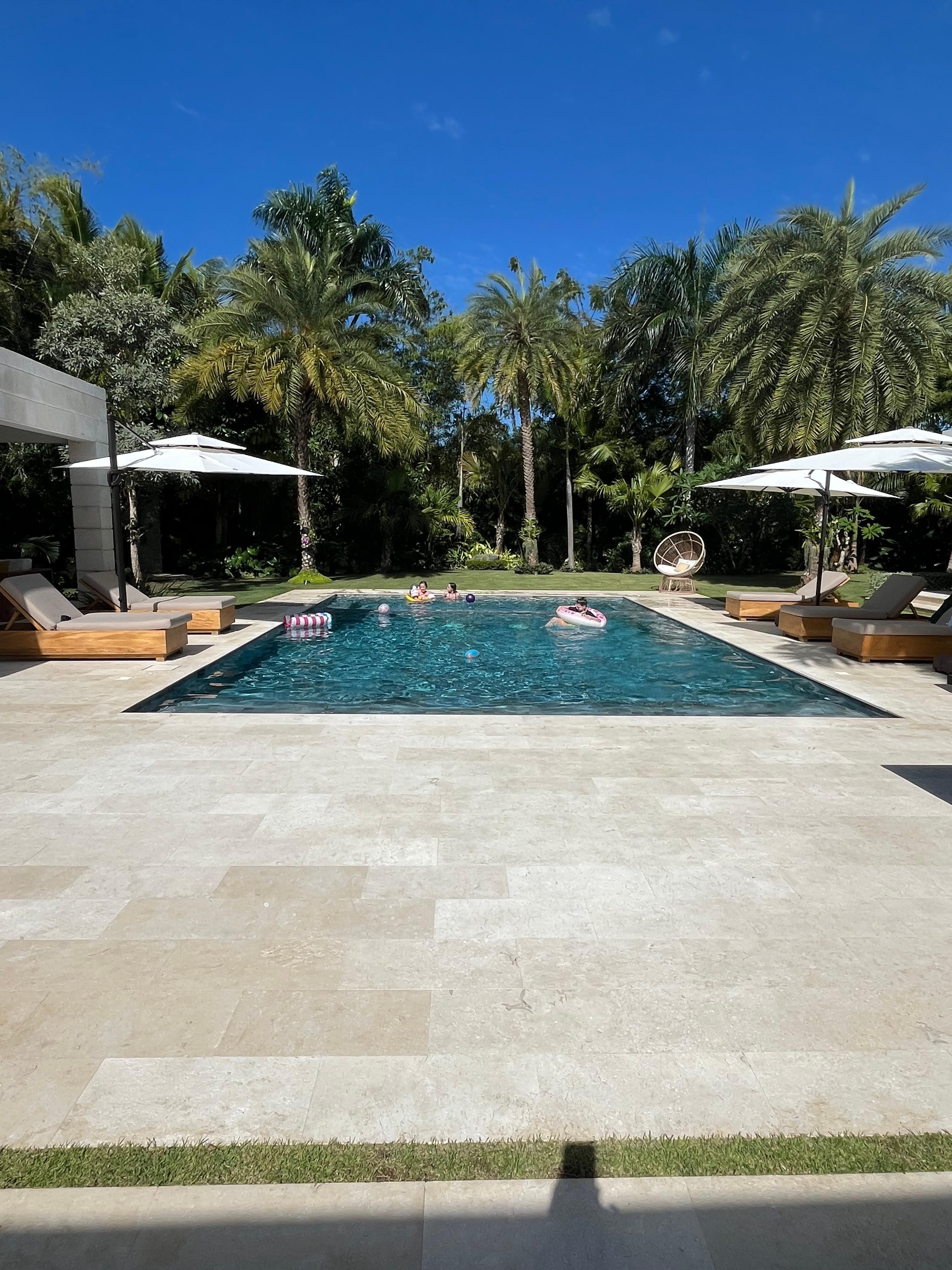 House pool area