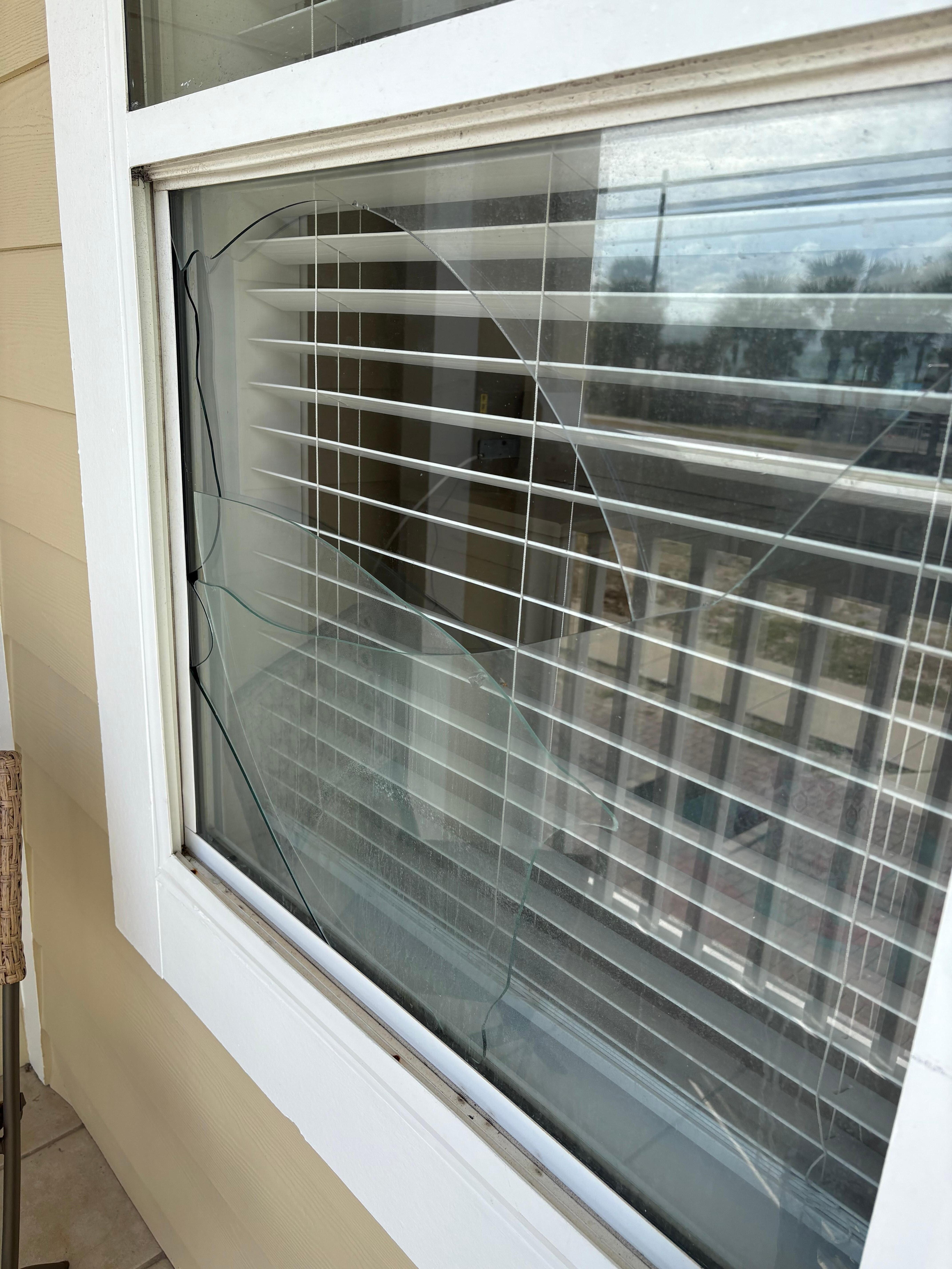 Broken window