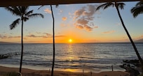 Sunset view off of the lanai.