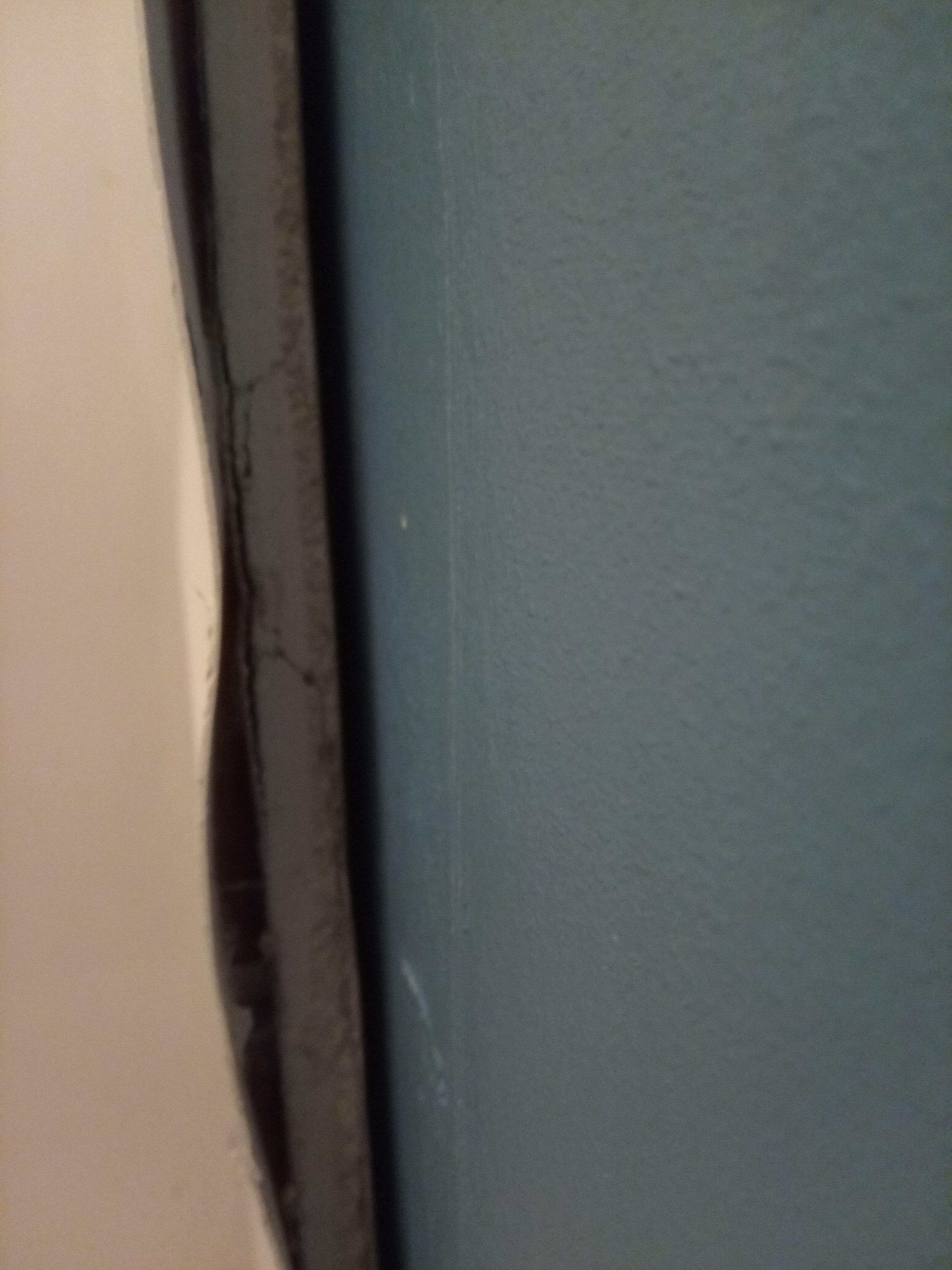 Wall falling in, in the shower 