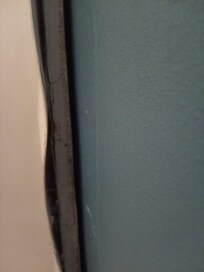 Wall falling in, in the shower