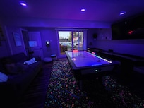 The fun was nicely spread inside and out for the kids.